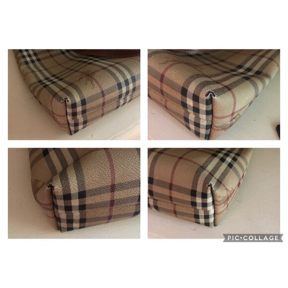 Authentic BURBERRY Vintage Haymarket Check Tote - Picture 12 of 12